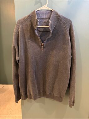 Tommy Bahama Men's Reversible Quarter-Zip Pullover
